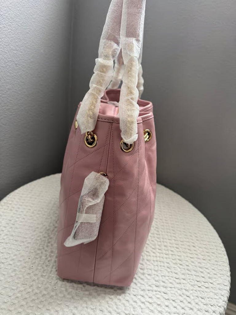 Coach Evelyn Shoulder Bag With Quilting CDR00 Carnation